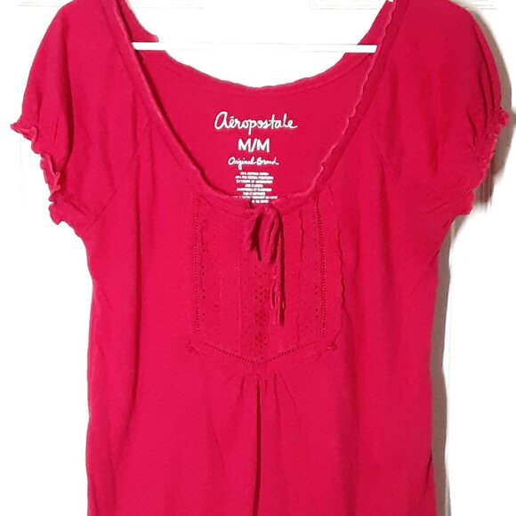 Aeropostale Woman's top Size MEDIUM, pink, Spring/Summer wear. - Picture 1 of 6